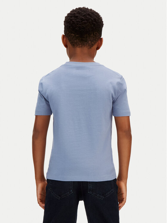 Calvin Klein Jeans Calvin Klein Jeans T-Shirt Mono Mini Badge LV1CKSJA30 Modrá Regular Fit