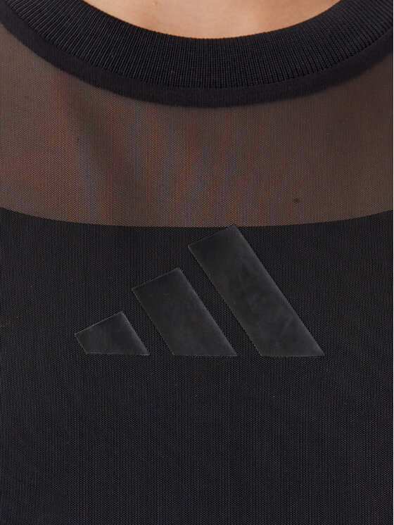 adidas adidas Marškinėliai ALL SZN Soft Lux Mesh JM3737 Juoda Loose Fit