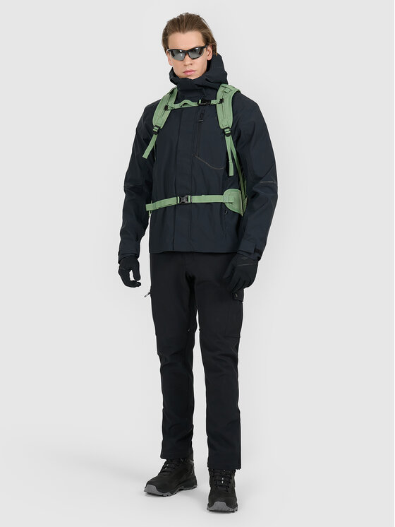 4F 4F Kurtka wielofunkcyjna HALNY Czarny Regular Fit