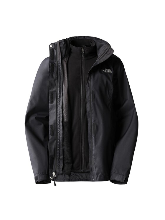 The North Face The North Face Kurtka outdoor Evolve II Triclimate Jacket Czarny Regular Fit