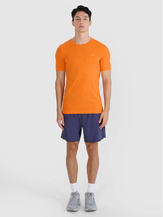 4F 4F Koszulka techniczna BLAST Pomarańczowy Slim Fit