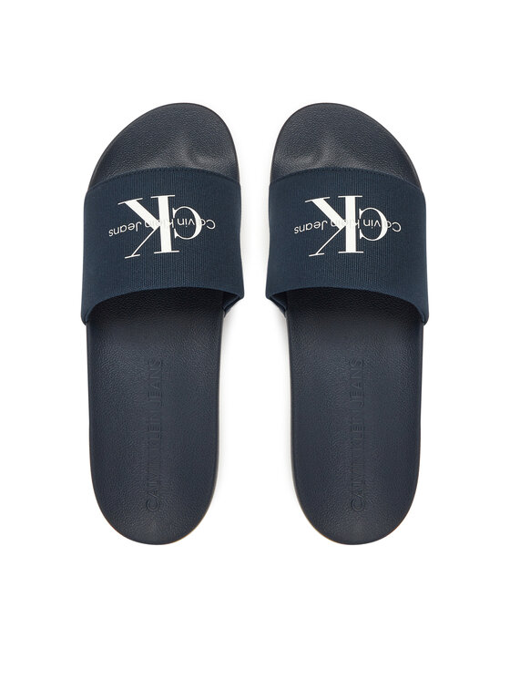 Calvin Klein Jeans Calvin Klein Jeans Papucs Slide Monogram Cv YM0YM01271 Sötétkék