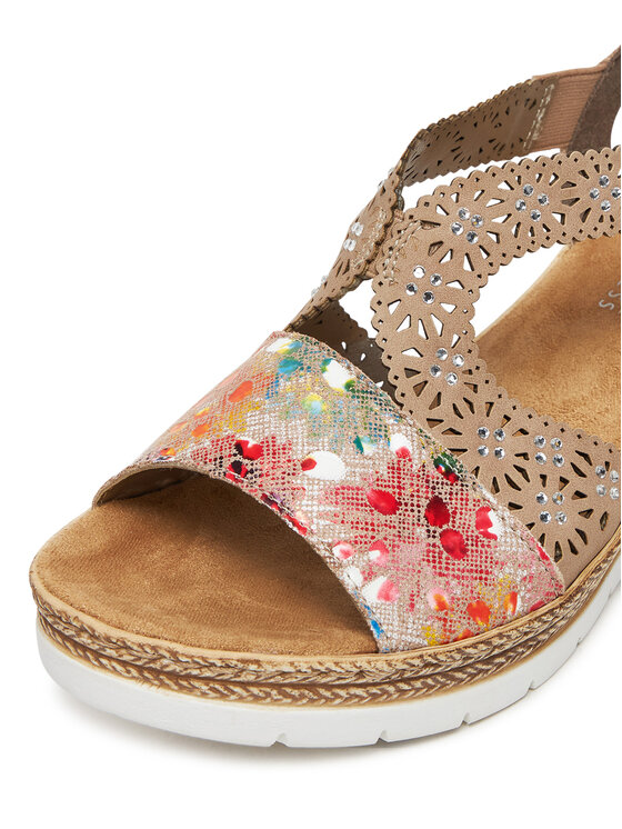 Rieker Rieker Sandalen 61916-90 Beige