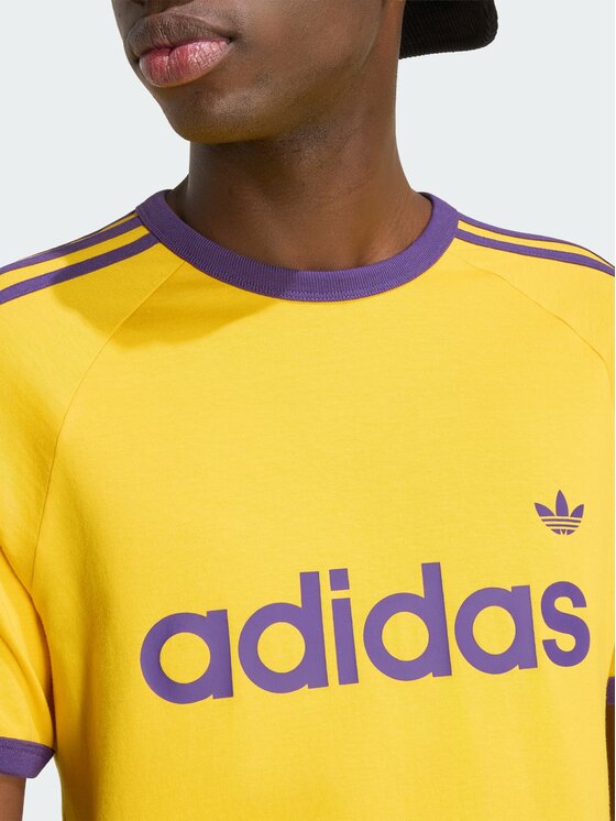 adidas adidas T-Shirt 159358 Żółty Slim Fit