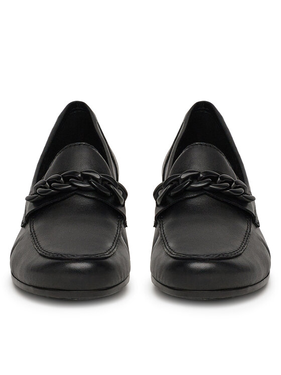 Rieker Rieker Loafersy 41660-00 Czarny
