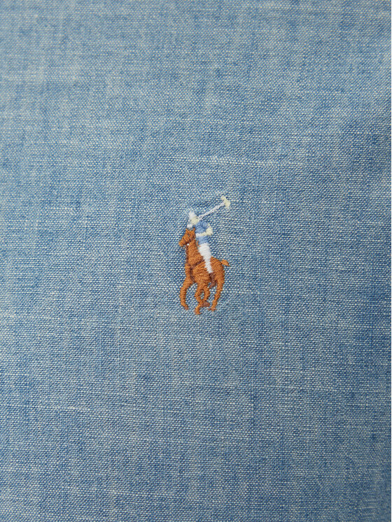 Polo Ralph Lauren Polo Ralph Lauren Риза Core Replen 710548538 Син Slim Fit