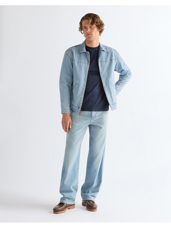 Wrangler Wrangler Jeansy LOOSE STRAIGHT Niebieski Loose Fit