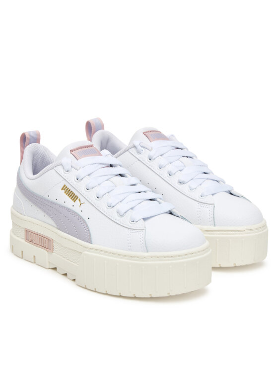 Puma Puma Laisvalaikio batai Mayze Lth Jr 384527 33 Balta