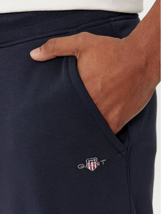 Gant Gant Spodnie dresowe Shield 2009026 Granatowy Regular Fit