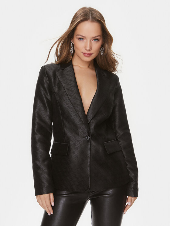 Guess Guess Піджак Diletta W4RN57 WFIR2 Чорний Regular Fit