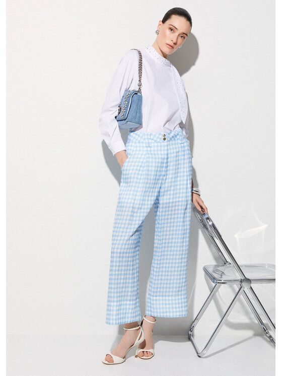 Liu Jo Liu Jo Pantaloni di tessuto WA6303T9426P9242 Blu Regular Fit