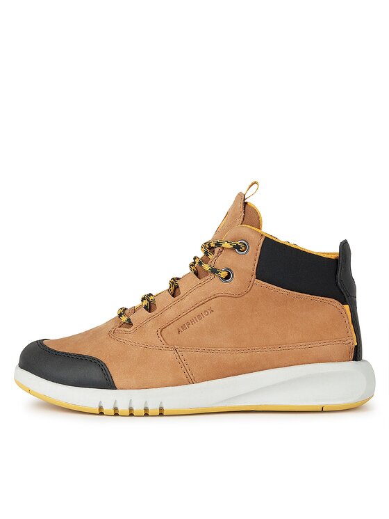 Geox Geox Gležnjarji J Aeranter Boy Abx J04CYA 0CL11 C6F2G S Rjava