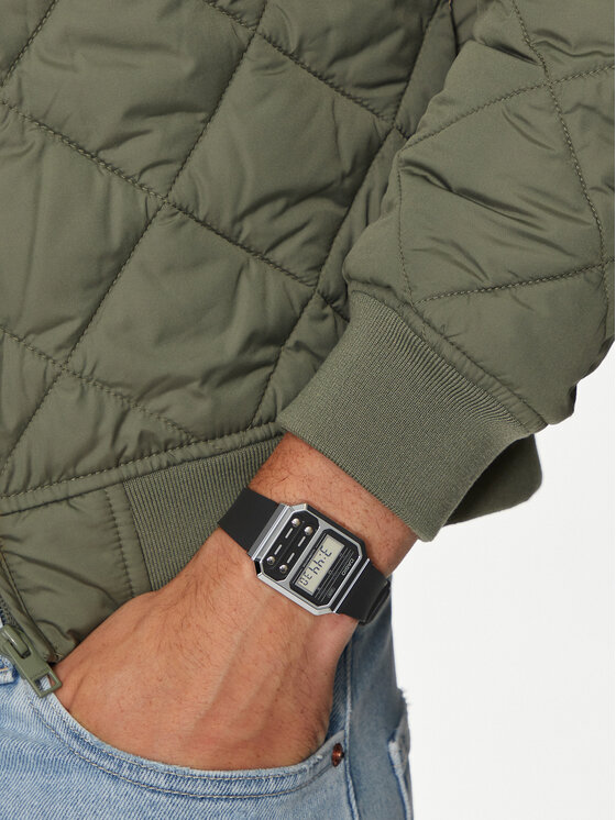 Casio Casio Zegarek A100WEF-1AEF Srebrny