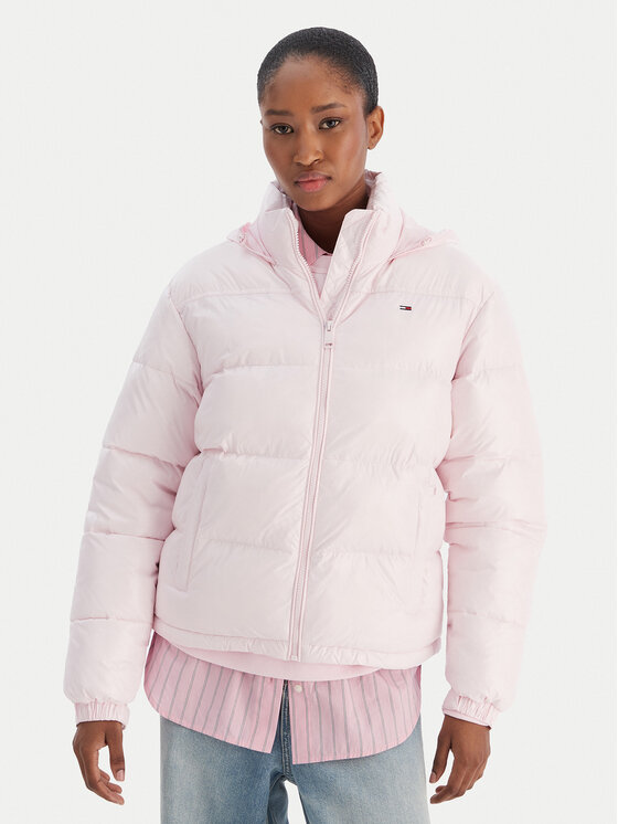 Tommy Jeans Tommy Jeans Prechodná bunda DW0DW22039 Ružová Regular Fit