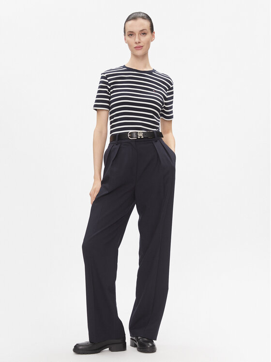 Tommy Hilfiger Tommy Hilfiger Tričko New Cody WW0WW40587 Modrá Slim Fit