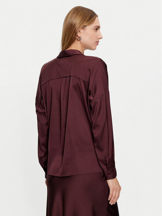 Imperial Imperial Košulja CJF4IDG Tamnocrvena Loose Fit
