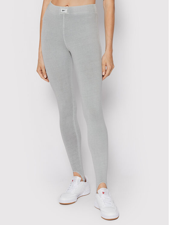 Reebok Reebok Legíny Natural Dye Stirrup HG1142 Šedá Slim Fit