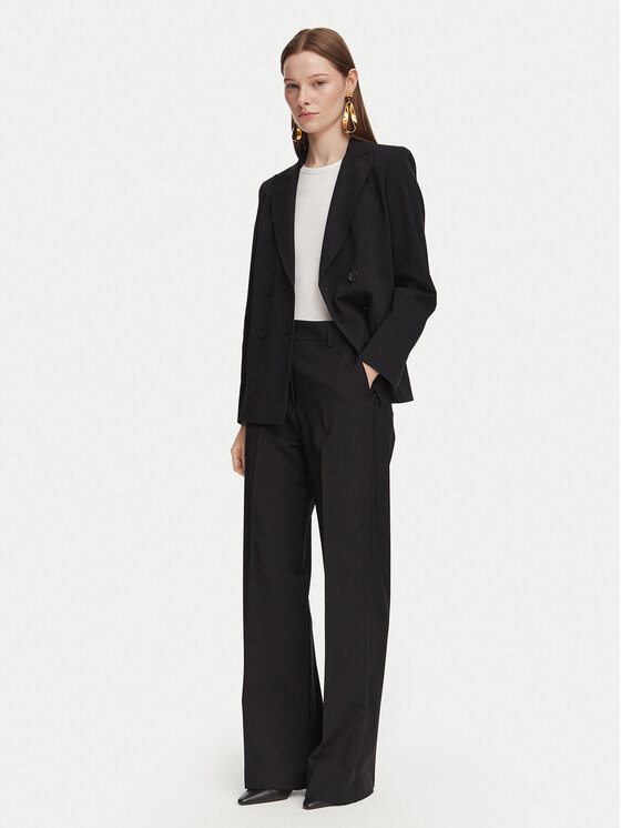 Weekend Max Mara Weekend Max Mara Marynarka Colibri 2625916021 Czarny Regular Fit