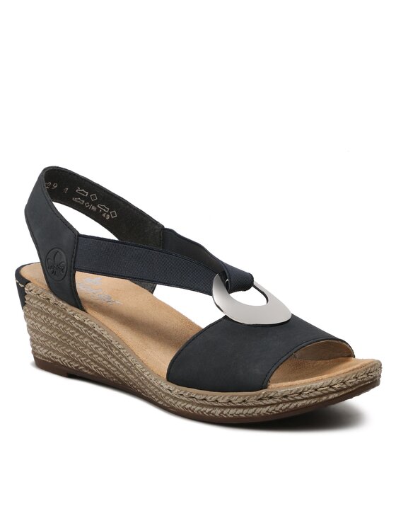 Rieker Rieker Sandali 624H6-14 Blu scuro
