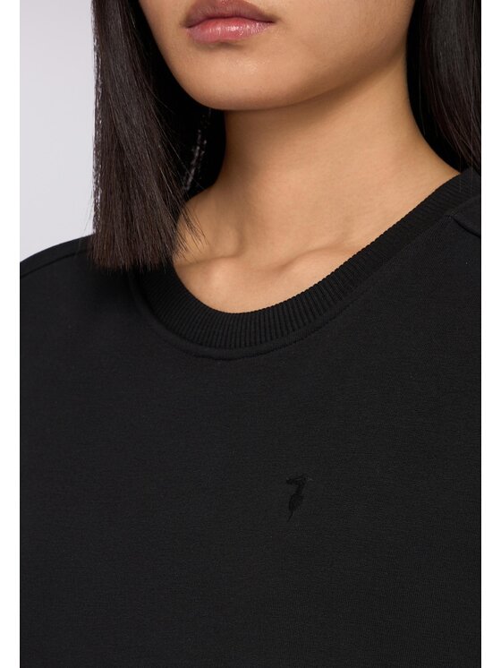 Trussardi Trussardi Felpa G8366000187N033 Nero Regular Fit