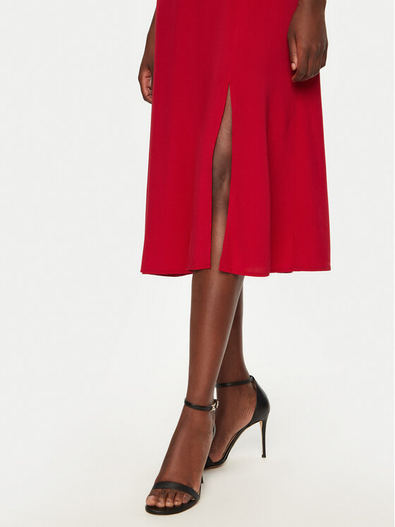 Gap Gap Rochie de zi 646168-00 Roșu Slim Fit