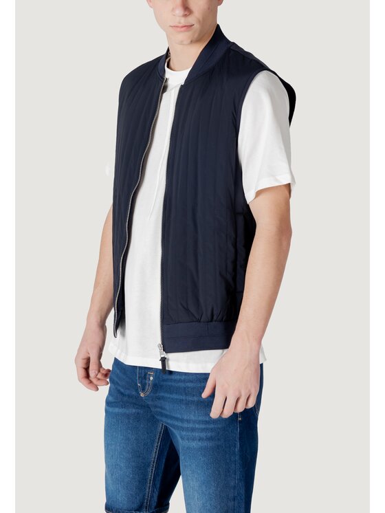 Antony Morato Antony Morato Kurtka skórzana REGULAR FIT Niebieski Regular Fit