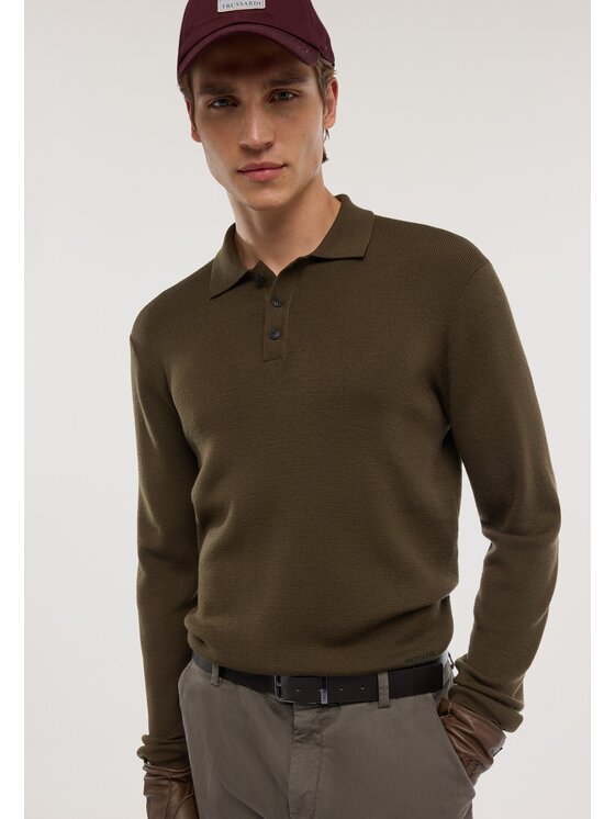 Trussardi Trussardi Cardigan M0788000131N069 Marrone Regular Fit