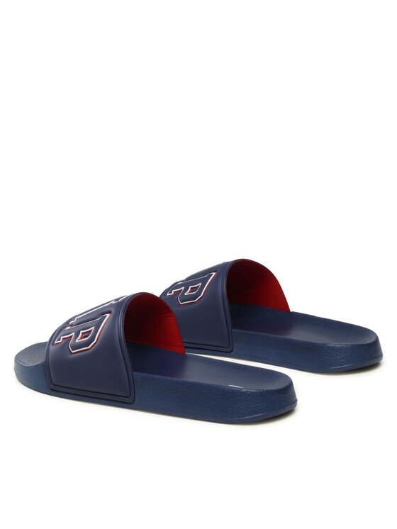 Ciabatte Austin Emb GAQ001F1SWELYBGP Blu scuro