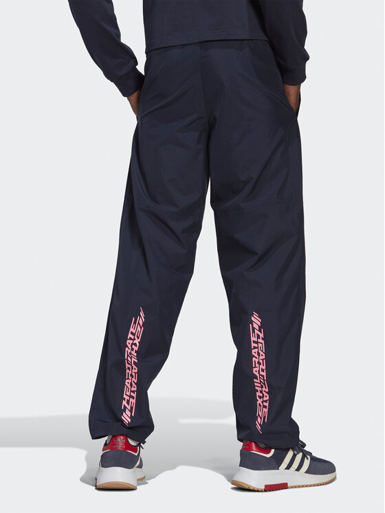adidas adidas Spodnie dresowe Adventure Ride HK4979 Granatowy Loose Fit