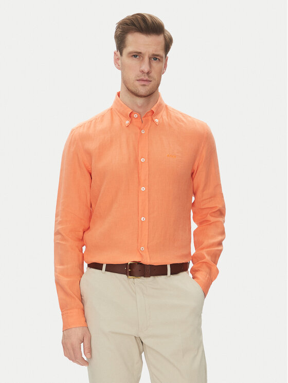 BOSS BOSS Košile H-Roan-Bd-E-C1-243 50520283 Oranžová Slim Fit