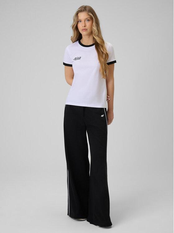 4F 4F T-Shirt SPORTS CLUB Biały Regular Fit