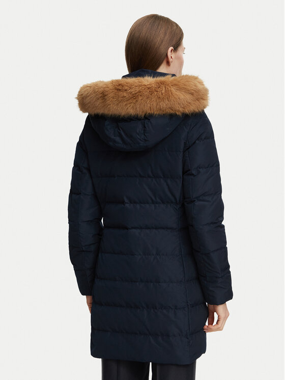 Tommy Hilfiger Tommy Hilfiger Zimní bunda Heritage Tyra WW0WW51563 Tmavomodrá Regular Fit