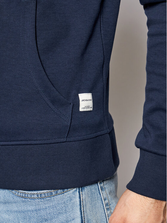 Jack&Jones Jack&Jones Pulóver Basic 12181901 Sötétkék Regular Fit