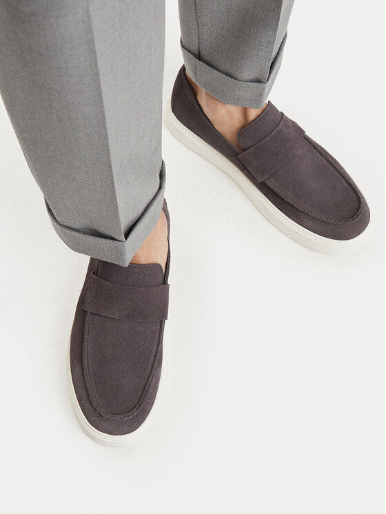 Calvin Klein Slipper Hybrid Clean Cup Loafer Band Su HM0HM02161 Braun