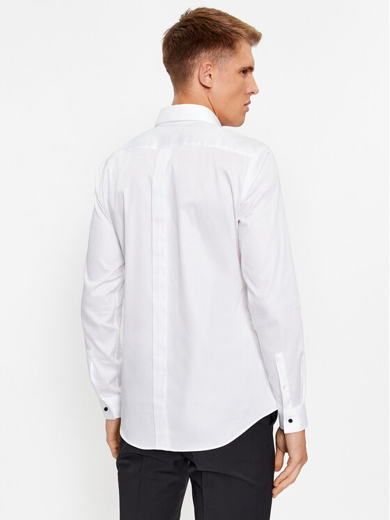 BOSS Boss Košile H-Hank-Tux3-231 50503261 Bílá Slim Fit