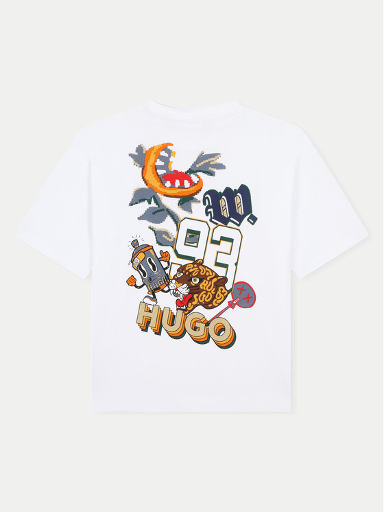 HUGO Hugo Тишърт G00151 D Бял Regular Fit