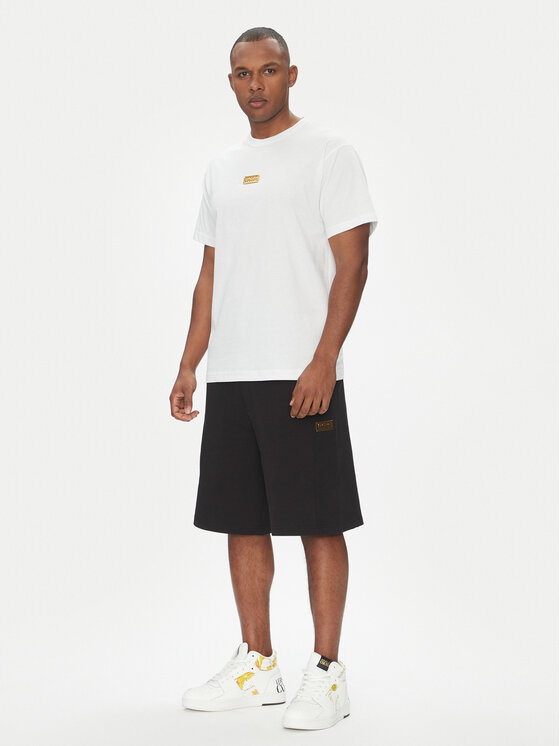 Versace Jeans Couture Versace Jeans Couture Tričko 78GAHT08 Biela Regular Fit