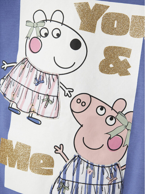 NAME IT NAME IT Top Peppa 13242959 Albastru Regular Fit