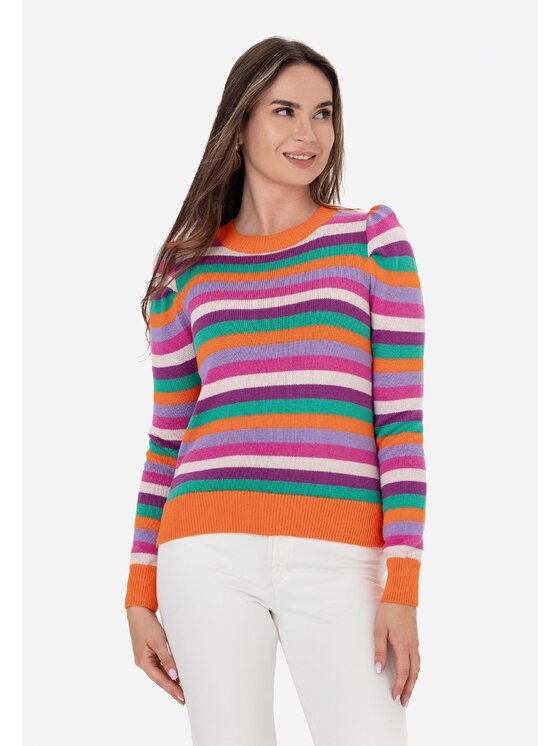 LAURELLA LAURELLA Svetr 6TU040 Barevná Regular Fit