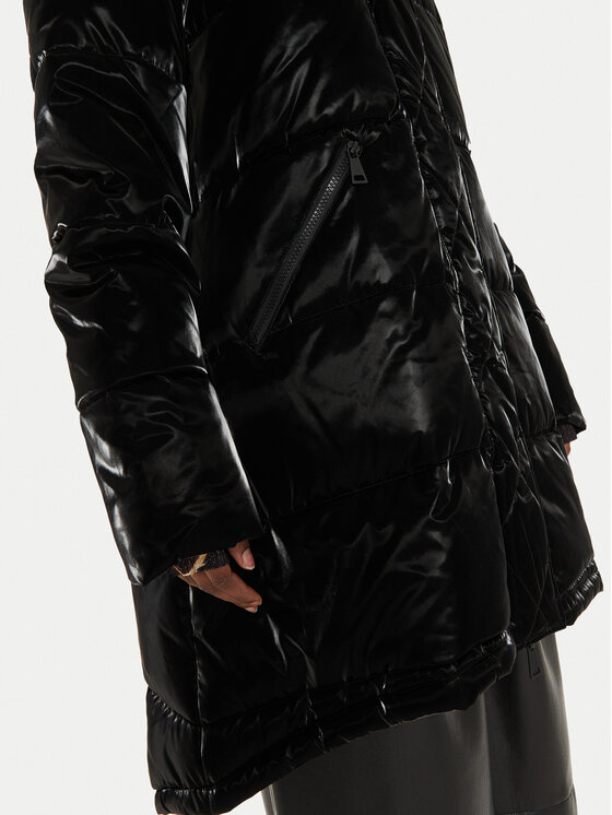 Versace Jeans Couture Versace Jeans Couture Μπουφάν χειμωνιάτικο 77HASD19 Μαύρο Loose Fit