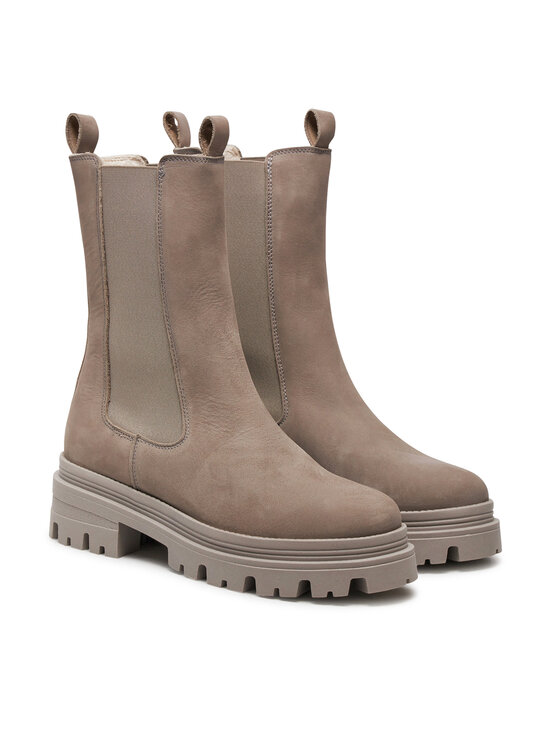 Tamaris Tamaris Kotníková obuv s elastickým prvkem 1-25498-41 Šedá