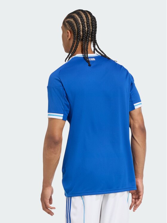 adidas adidas Koszulka techniczna RC Strasbourg Błękitny Slim Fit