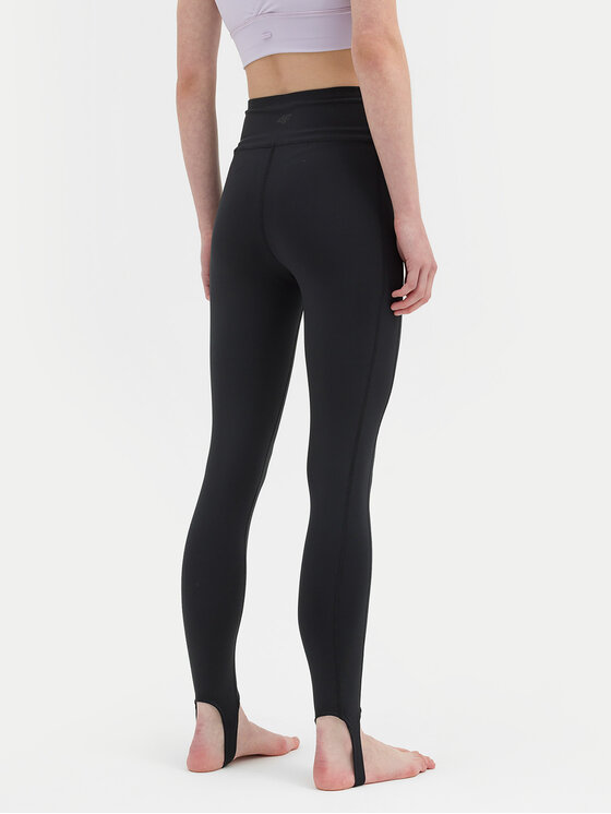 4F 4F Легінси 4FWSS24TFTIF235 Чорний Slim Fit