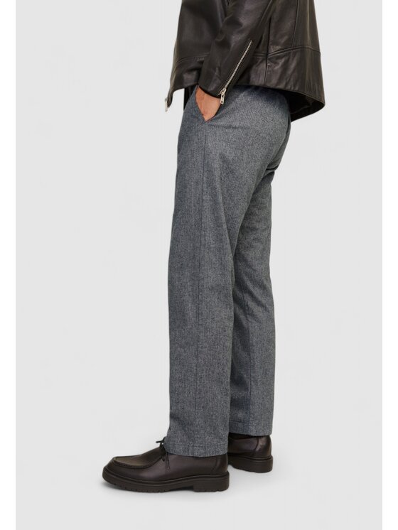 Jack&Jones Jack&Jones Παντελόνι chino Jpstkane Jjherringbone Γκρι To Fit