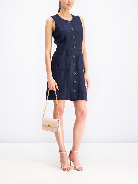 Tory Burch Tory Burch Letní šaty 53819 Tmavomodrá Regular Fit