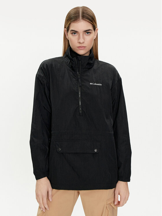 Columbia Bunda anorak Paracutie 2071161 Čierna Relaxed Fit