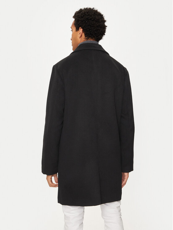 Jack & Jones Jack & Jones Kabát pro přechodné období Hays 12258389 Černá Regular Fit