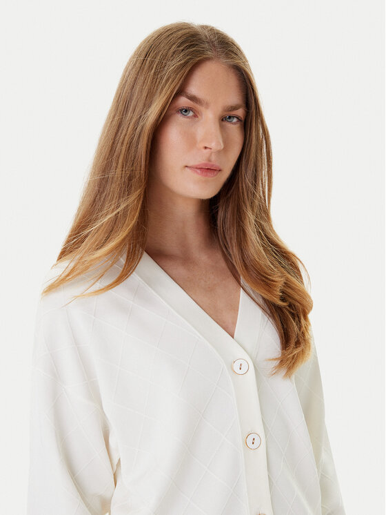 Marciano Guess Marciano Guess Кардиган 5YGR13 5036Z Екрю Regular Fit