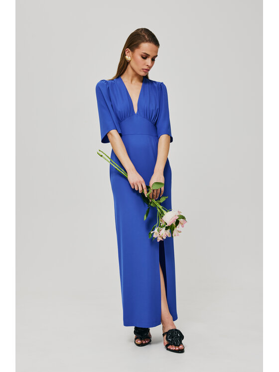 Makover Makover Abito da sera K183 Blu Bella Fit