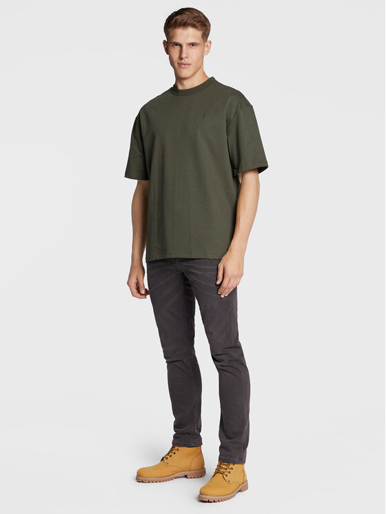 T-shirt 20714842 Verde Oversize